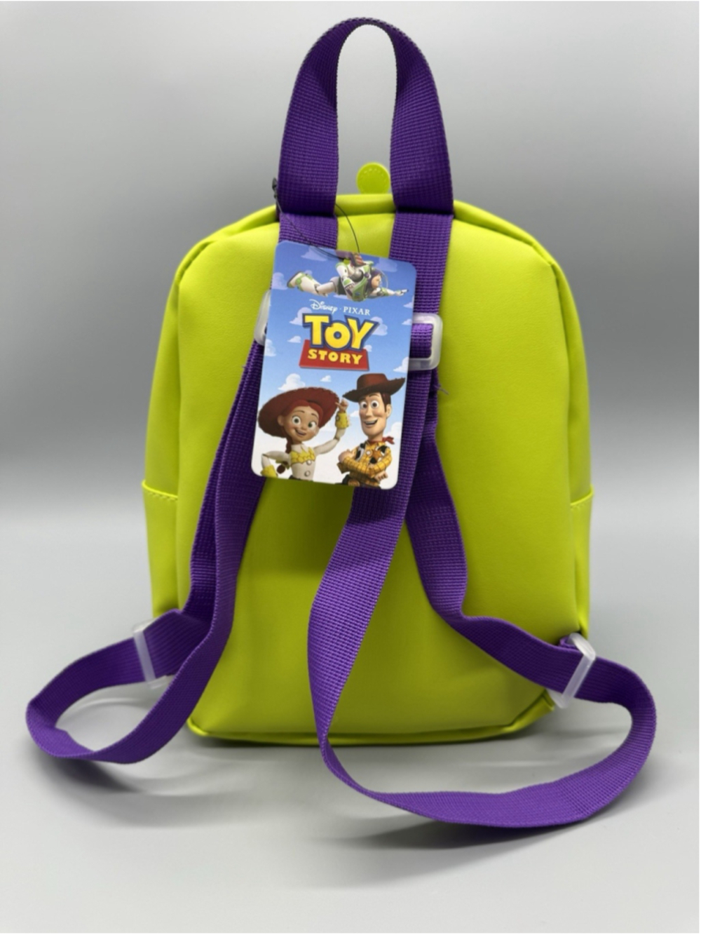 Disney Pixar Toy Story Alien Small Colorblock Backpack Zip Adjustable Straps - Picture 2 of 5